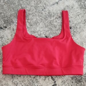 Carbon38 Red Seamless Sports Bra Intimates